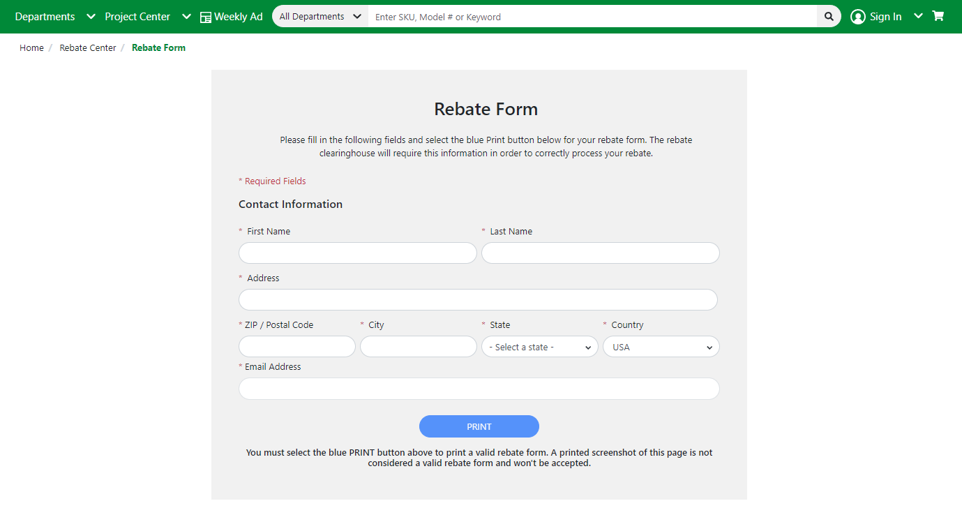 How To Fill Out Menards Rebate Form Menards Rebate Form 2023